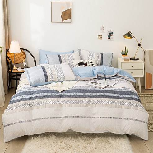 마켓A 러블리패턴 면화 침구세트, TYPE01