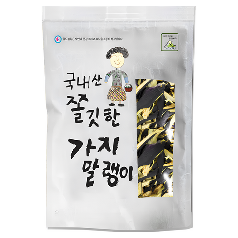 월드블링 국내산 쫄깃한 가지말랭이, 200g, 1개
