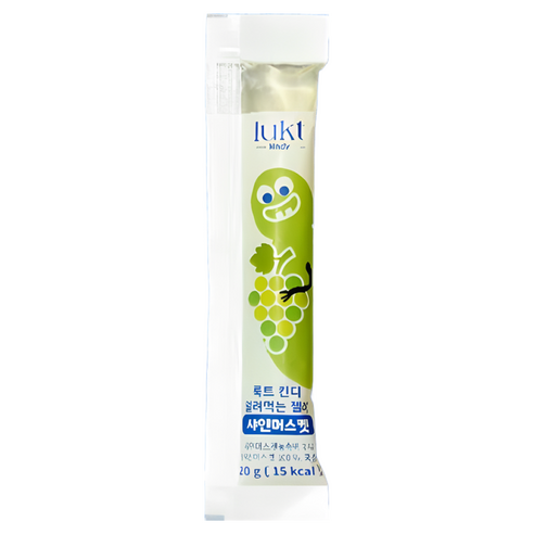 LUKT 킨디 얼려먹는 젤리 10p, 200g, 6개, 샤인머스켓