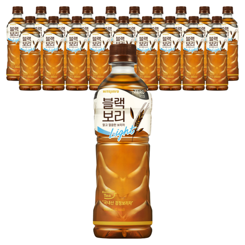 하이트진로 블랙보리 라이트, 520ml, 60개