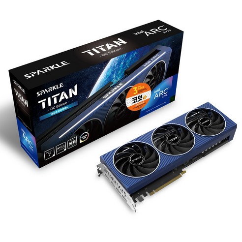 [공식수입사] SPARKLE Arc A770 TITAN OC D6 16GB, [SPARKLE]A770 TITAN