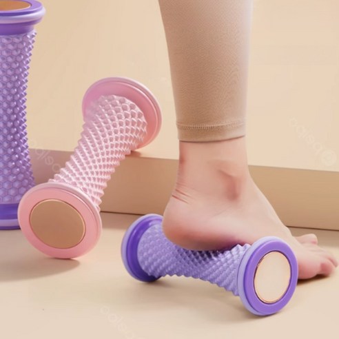 메디플러스 헬스키퍼 풋롤러 롤링 발바닥지압기, 리얼퍼플(보라), 1개