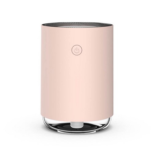220ml 용량 휴대용 LED 야광 쿨링 안개 USB 초정음 가습기, 분홍색