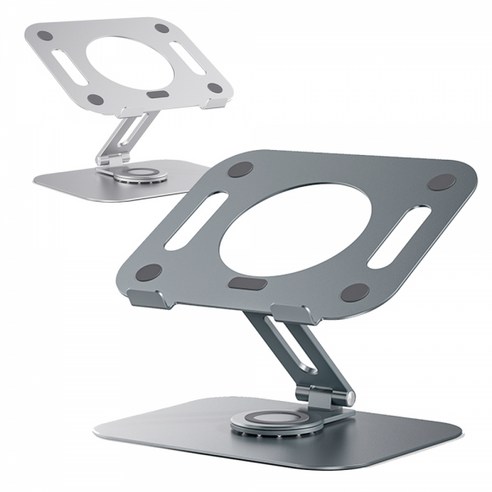 오존컴퍼니 마이크로박스 Mstand TSL 360 회전 알루미늄 노트북거치대 (실버)