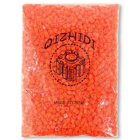 이지 툭툭블럭 9mm 1kg 대용량 리필, 주황, 1개