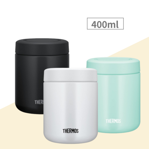 써모스(Thermos) 진공 보온 보냉 스프통 400ml, 1. 블랙, 1개