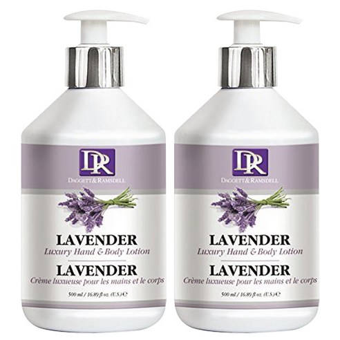 다젯앤램스델 럭셔리 핸드 & 바디 로션 라벤더, 500ml, 2개