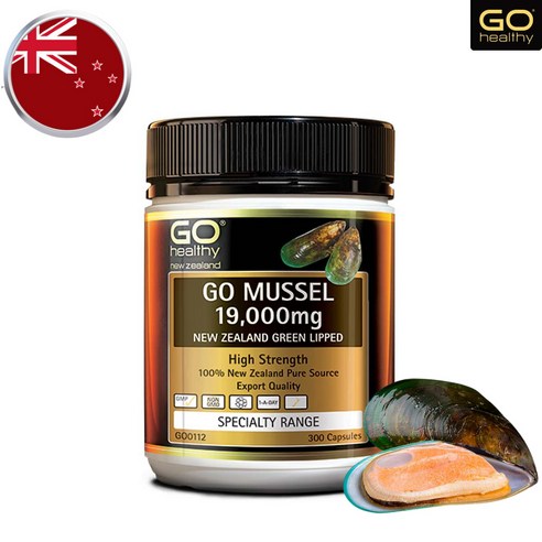 고헬씨 대용량 뉴질랜드 초록입홍합 19000mg 300캡슐 고함량 초록 푸른 녹색 그린 초록잎 홍합 리프리놀, 단품, 300개, 1개