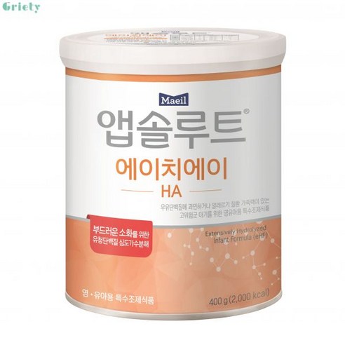 엔요 앱솔루트 특수분유 HA 400g 1캔 [도착보장] 11203469 none 섬네일
