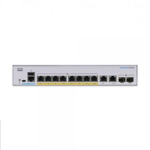 시스코 120W POE+ 기가스위치 허브8포트 L2스위칭 CCTV VOIP VLAN 전원 장비