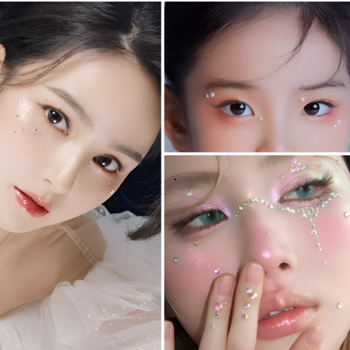 눈부신 아름다움을 선사하는 마법, 제이니 페이스 쥬얼리 큐빅 스티커
