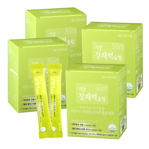 기장 장쾌력 슬림 8주분 차전자피 식이섬유 쾌변 다이어트, 5.5g, 120개