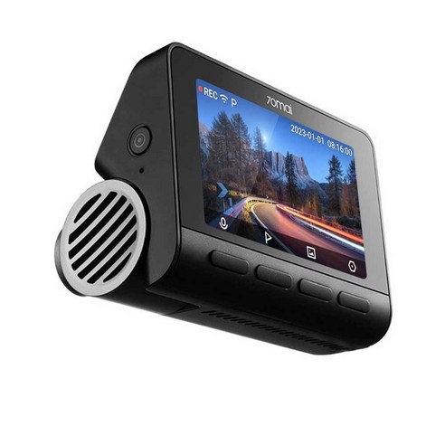 초고화질 4K 차량용 블랙박스 내장 256GB 듀얼녹화 ADAS A810 GPS 스마트 70마일, 공식 단일 렌즈 검정