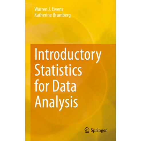 (영문도서) Introductory Statistics for Data Analysis Hardcover, Springer, English, 9783031281884