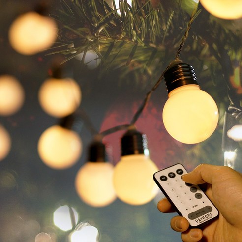이즈휴 LED 스마트 대형 소켓 앵두전구 30구 + 리모컨 세트, 웜화이트 캠핑조명 이즈휴 LED 스마트 대형 소켓 앵두전구 30구 + 리모컨 세트, 웜화이트 캠핑조명