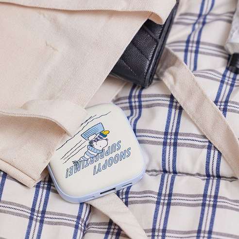 피너츠 스누피 겨울 손난로 보조배터리 5000