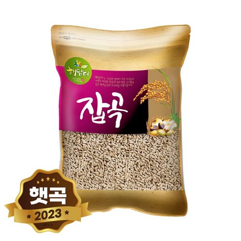 현대농산 새싹보리 씨앗 4kg 국산 겉보리쌀