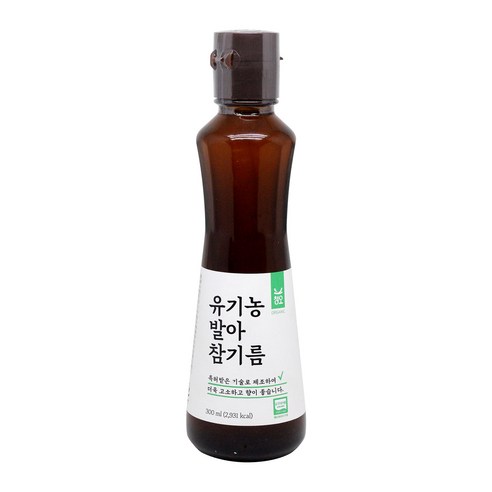 ORGA 유기농 발아 참기름(인도산) 160ml, 10개
