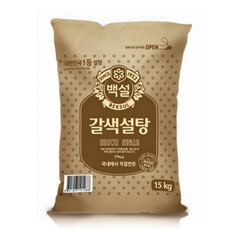 백설 갈색설탕, 5kg, 5개 설탕15kg Best Top5 10 백설 갈색 설탕 15kg, 1g, 1개