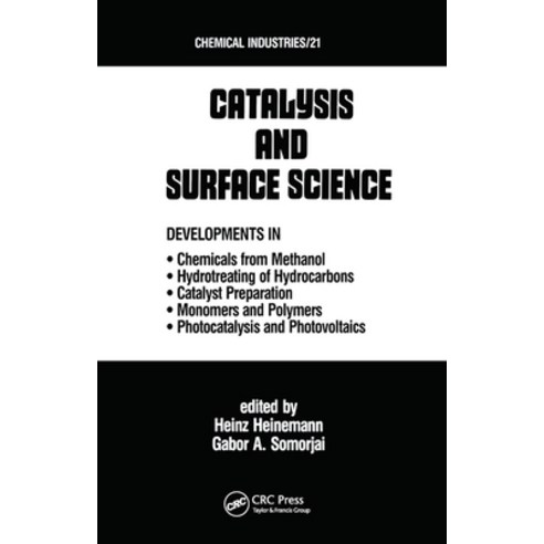 (영문도서) Catalysys and Surface Science Paperback, CRC Press, English, 9780367451691
