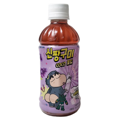 신짱구미 COCO 포도, 340ml, 30개
