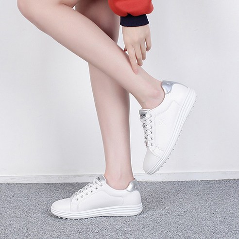 아놀드파마 여성용 수제 가죽 실내 골프화