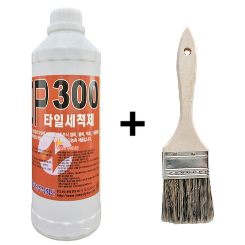 OP300 1L 타일 세척제 찌든때제거 백화제거 기름때제거 고농축 타일 세정제, 1개