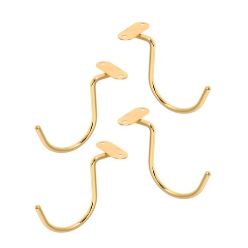 4pcs 황동 스누커 당구 테이블 큐 랙 후크 브리지 풀 랙 막대를 잡아, 구리, 구리