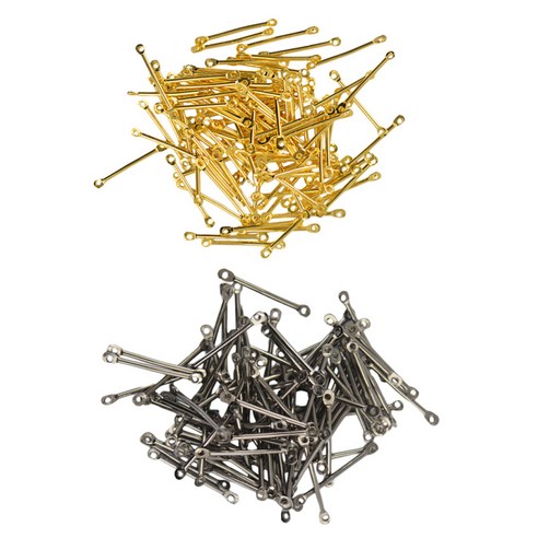 200 조각 스트레이트 바 커넥터 쥬얼리 DIY Makings Charms Findings