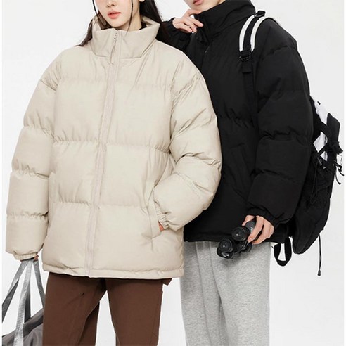 무지 데일리 베이직 푸퍼 남여공용 기본 숏패딩
