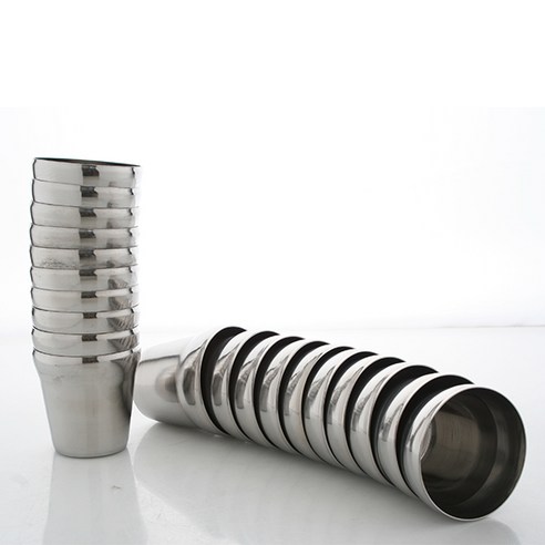 샤론6 디자인 머그컵 330ml, 캐시, 1개 스텐레스식당컵 12 국내생산 업소용 스텐 물컵, 20개, 중