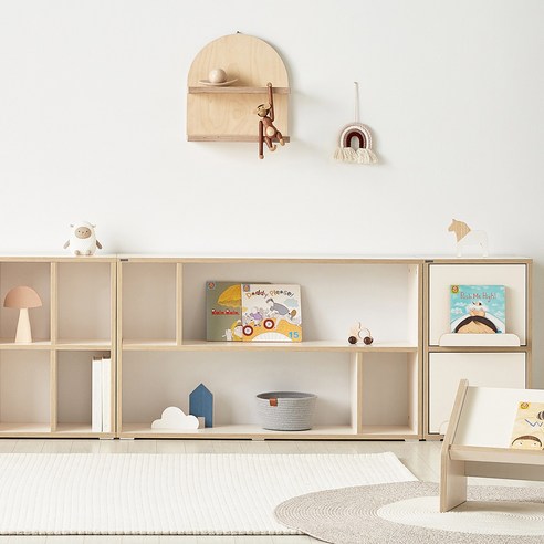 "정리 지옥" 탈출! 룸핏 무아 책장으로 완성하는 꿈의 놀이방 거실교구장