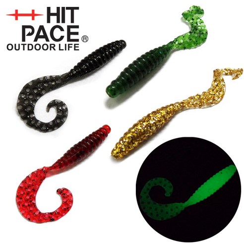 히트페이스 그럽웜, 01-29.그럽웜 4인치 (펌킨펄) 송어낚시채비 Best Top5