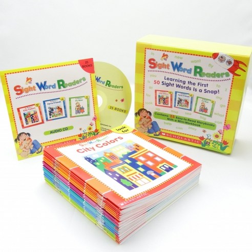 Scholastic Sight Word Readers 25 Easy to Read Storybooks (CD포함 팝펜 에디션)