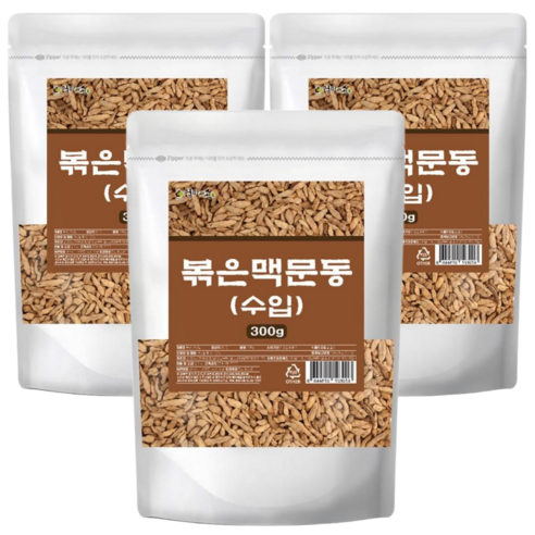 건강부록 볶은 맥문동 수입산 차 대용량