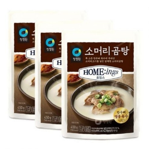 청정원 호밍스 소머리곰탕, 450g, 12개