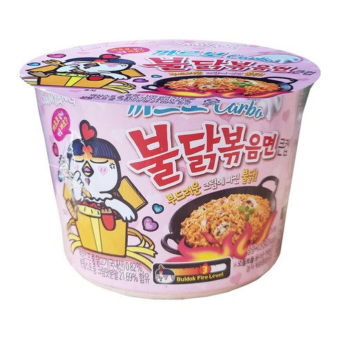 삼양 큰컵 까르보 불닭볶음면 105g, 6개