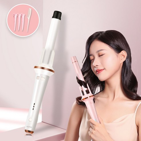 Routop 자동 고데기는 봉고데기와 이온 헤어 케어를 결합한 제품