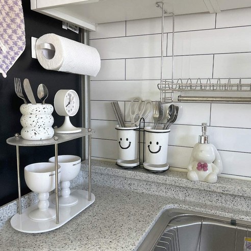 미소를 더하는 주방, 피카우스 스마일 도자기 수저통