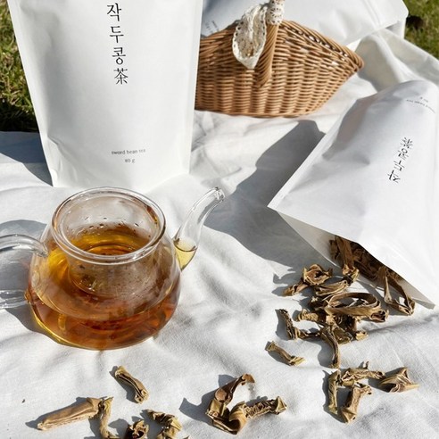 목을 부드럽게 감싸는 따스함, 경주상회 작두콩차