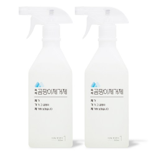 쓱싹연구소 쓱싹 곰팡이 제거제 500ml, 2개, 0.5l