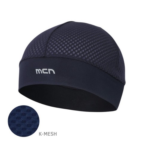 MCN K 매쉬 스컬캡, 네이비, 1개