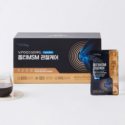 한국야쿠르트 브이푸드 옵티 MSM 관절케어 1박스 2100ml(70ml X 30포), 2.1L, 2박스