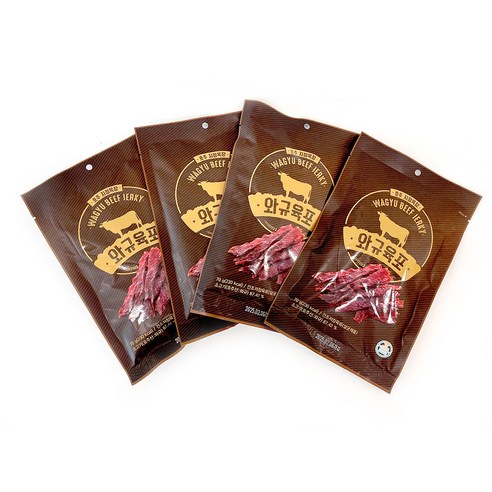 코주부 호주 지정목장 와규육포 70g x 4p, 1세트, 280g