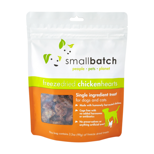 [공식] 스몰배치 강아지 동결건조간식 치킨 하트 3.5oz(99g), 99g, 1개