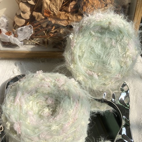 마법 같은 색감, 꿈결 같은 촉감: 마이공방 합사실 믹스실 뜨개실 100g 탐험 합사실