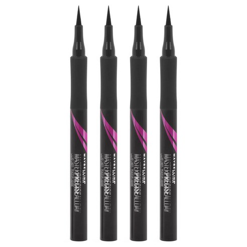 메이블린 마스터 프리사이즈 올데이 리퀴드 라이너 1.0ml, 4개, 110 Black