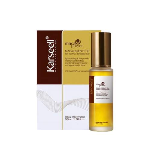 손상된 모발에 생기를 불어넣는 마법, 카르셀 마카 에센스 헤어오일 케라스타즈오일