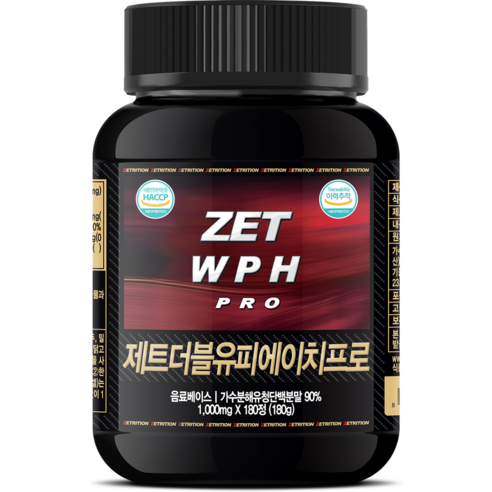 제트리션 제트WPH프로 1000mg, 1개, 180정, 180정