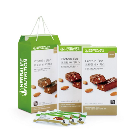 허벌라이프 프로틴바 디럭스 바닐라향 아몬드맛 허벌프로틴바 28개입 국내정품배송, 28개, 35mg 허벌라이프티